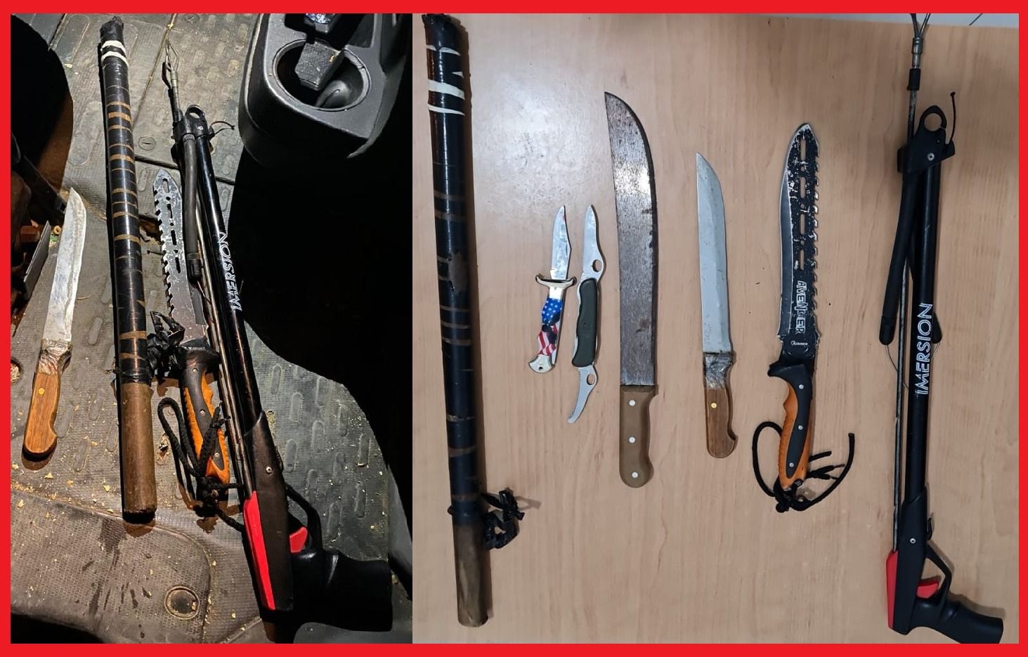 موظف شرطة يستعمل سلاحه الوظيفي لتحييد الخطر الصادر عن ثلاثة أشخاص عرضوا سلامة رجال الأمن للخطر