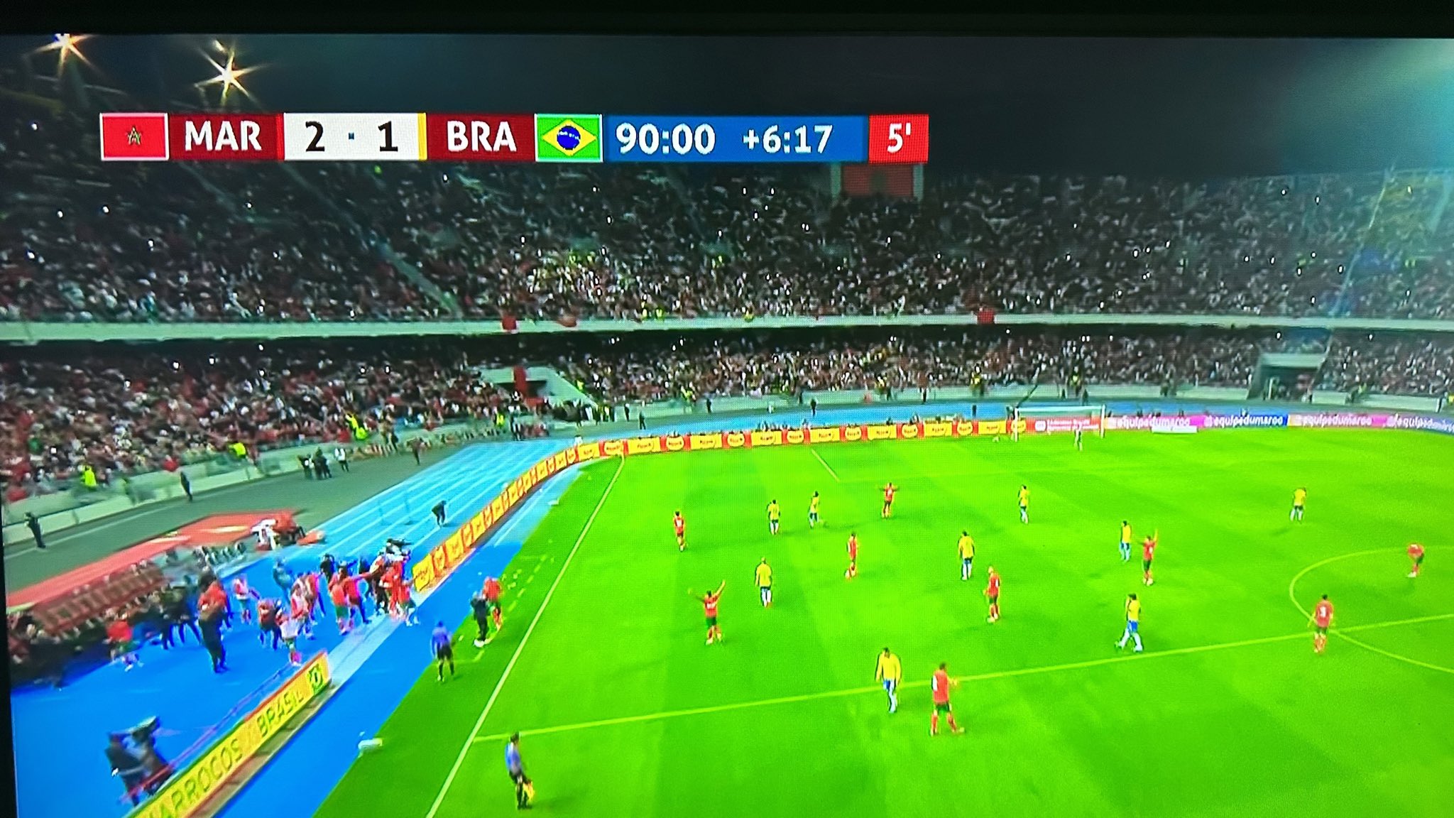 المنتخب المغربي يحقق فوزا تاريخيا على نظيره البرازيلي بطنجة