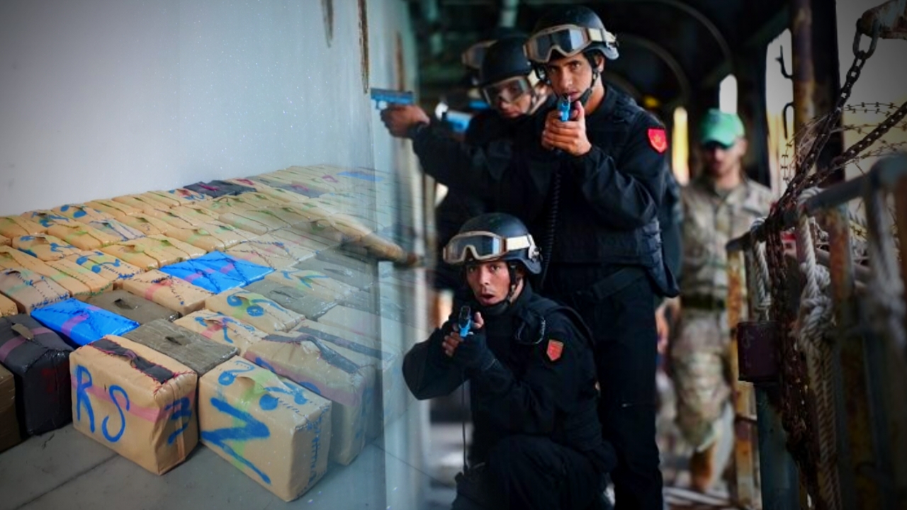 البحرية الملكية تحجز 350 كلغ من مخدر الشيرا بعرض ساحل الناظور