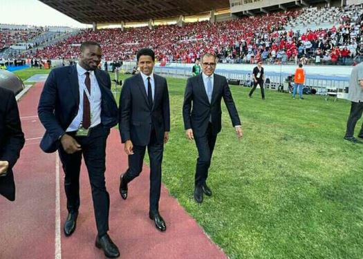 بعدما أثار فضول المغاربة.. ناصر الخليفي مالك PSG و قنوات بي إن سبورتس يكشف سبب حضوره في مباراة الوداد والأهلي