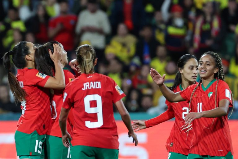 تاهل تاريخي للبؤات المغرب بمونديال استراليا لدور الثمن النهائي