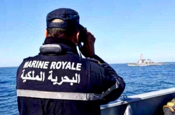 البحرية الملكية تقدم المساعدة لـ 56 مرشحا للهجرة غير الشرعية