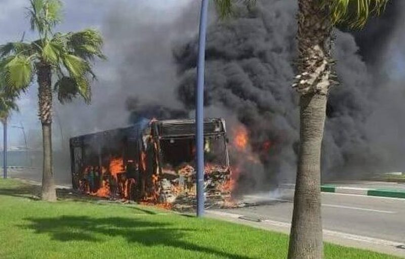 تطوان: احتراق حافلة للنقل الحضري ونجاة جميع الركاب