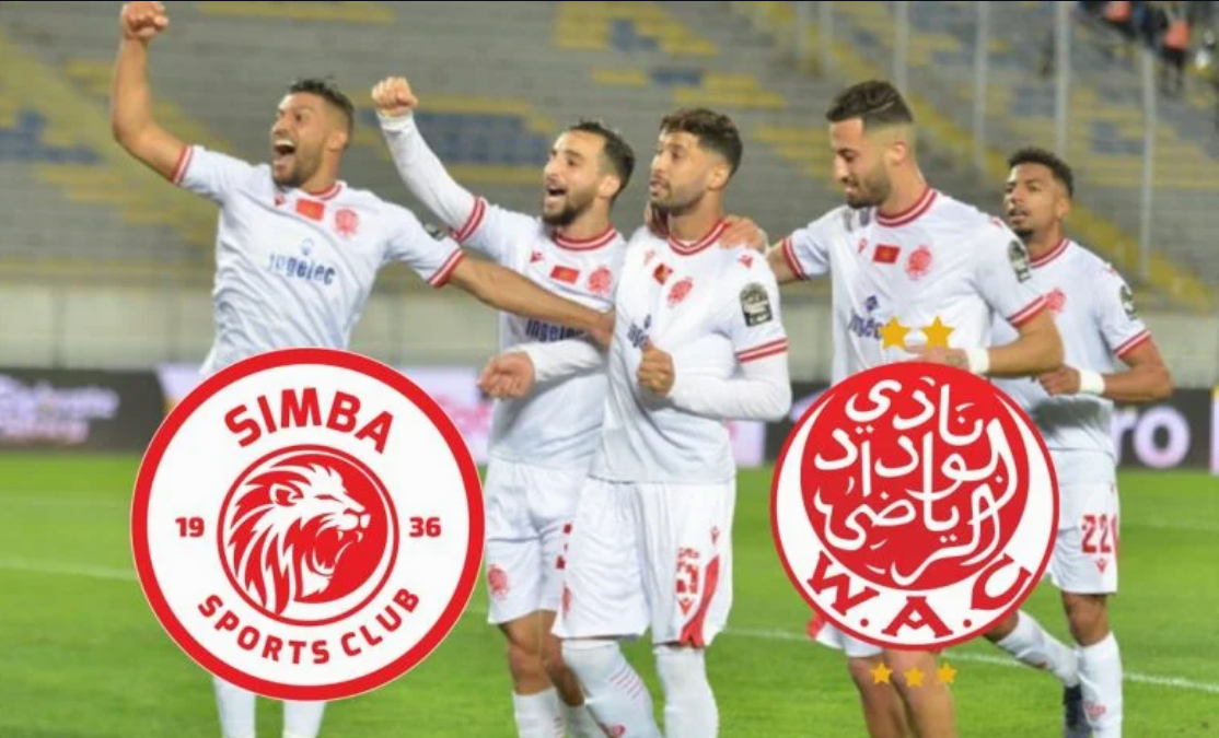 التوقيت والقنوات الناقلة لمباراة الوداد الرياضي ضد سيمبا في دوري الأبطال