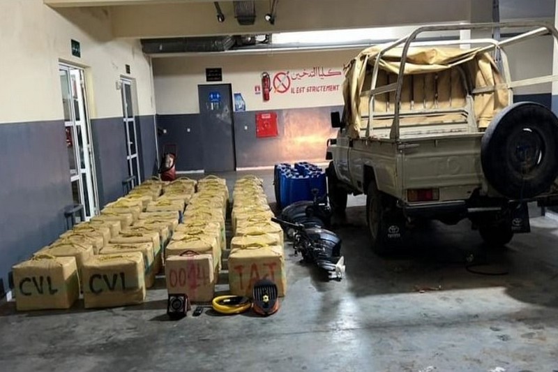 العيون : إحباط محاولة تهريب أزيد من 3ر1 طن من مخدر الشيرا