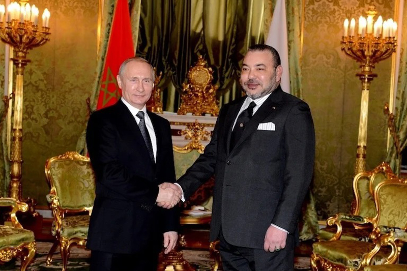 جلالة الملك محمد السادس يهنئ الرئيس الروسي بعد انتخابه لولاية جديدة