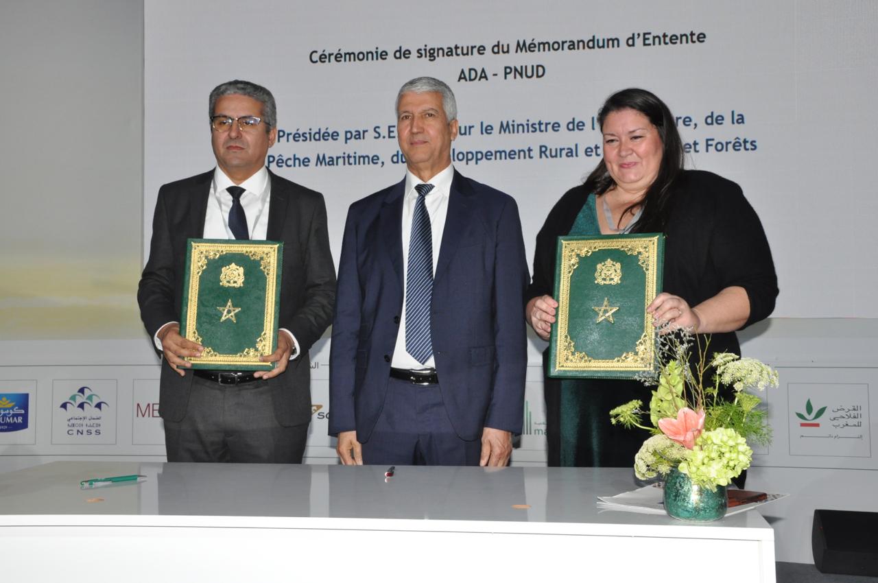 الملتقى الدولي للفلاحة بالمغرب 2024 توقيع مذكرة تفاهم بين وكالة التنمية الفلاحية وبرنامج الأمم المتحدة الإنمائي (PNUD(