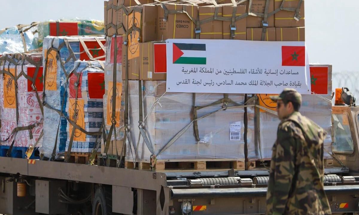 إطلاق عملية إنسانية لفائدة سكان غزة برعاية ملكية، دليل واضح على القيم الإنسانية النبيلة لجلالة الملك (المطران عطا الله حنا)