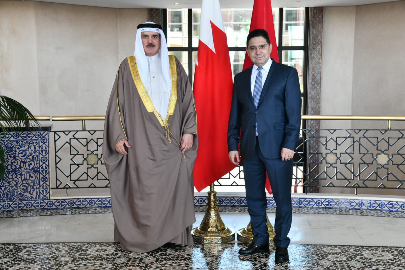 الرباط: بوريطة يجري مباحثات مع رئيس مجلس النواب في مملكة البحرين