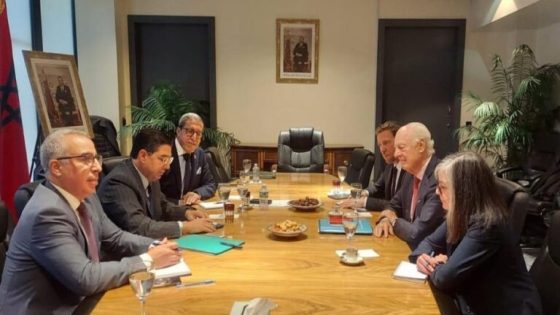 بوريطة يتباحث مع المبعوث الشخصي للأمين العام للأمم المتحدة إلى الصحراء المغربية ستافان دي ميستورا.