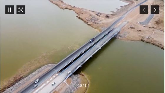 مشروع “طريق القرن بالصحراء المغربية، اكتمال أشغال الطريق السريع تيزنيت الداخلة كليا