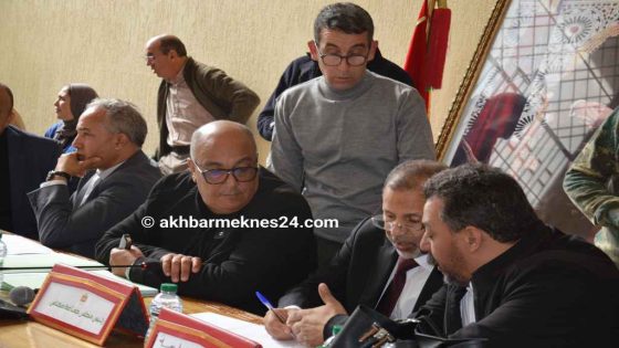 التشكيلة الجديدة لمكتب مجلس جماعة مكناس برئاسة عباس لومغاري