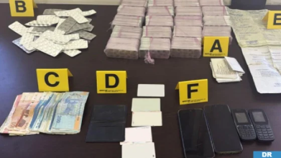 تطوان.. إجهاض محاولة لتهريب 12 ألف قرص مخدر وتوقيف شخصين