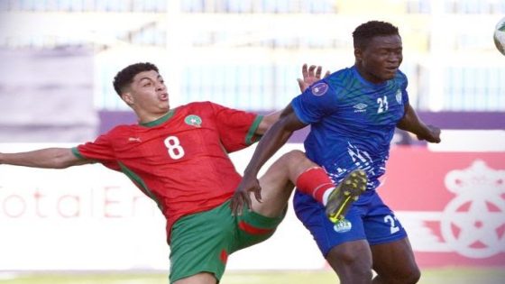 أشبال الأطلس إلى نصف نهائي “الكان” وتأهل تاريخي لكأس العالم بتشيلي بعد فوز صعب على سيراليون