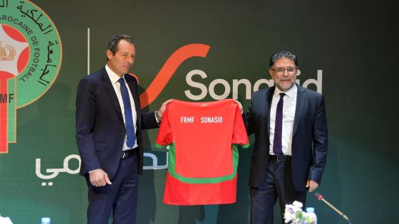 الجامعة الملكية المغربية لكرة القدم توقع اتفاقية شراكة مع صوناسيد