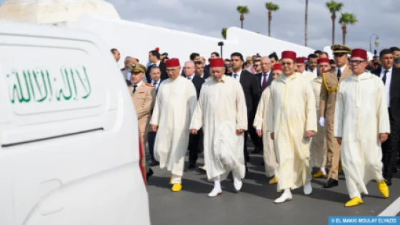 تشييع جثمان الراحل عبد الحق المريني بحضور صاحب السمو الملكي الأمير مولاي رشيد