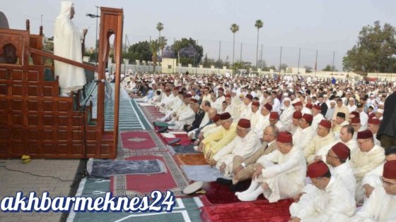 عامل عمالة مكناس يؤدي صلاة عيد الأضحى في أجواء روحانية مهيبة بمصلى المنظر الجميل