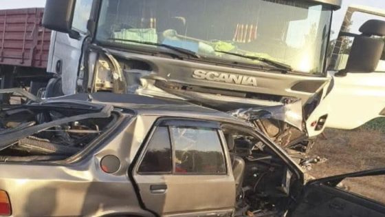 فاجعة على الطريق الوطنية.. مصرع أسرة مكناسية كاملة في حادث مروع بين طنجة وسيدي قاسم