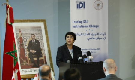 العدوي تدعو من الدار البيضاء إلى تعزيز استقلالية وفعالية أجهزة الرقابة العليا لمواجهة التحديات العالمية