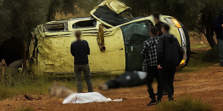 قتيلان واصابات في انقلاب سيارة أجرة نواحي سطات