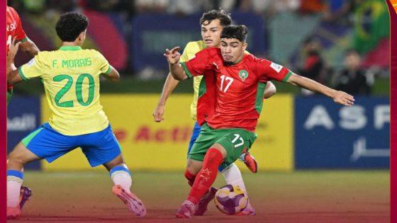 البرازيل تقصي المغرب في الوقت القاتل وتبلغ نصف نهائي كأس العالم لأقل من 17 سنة