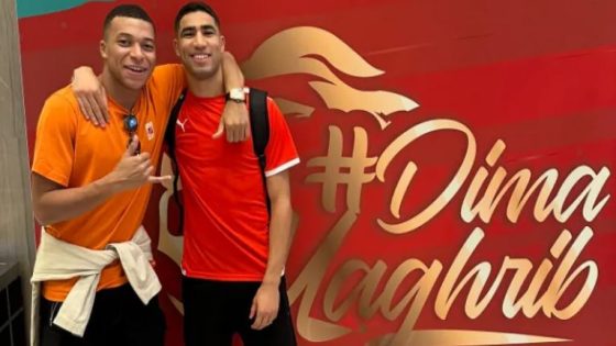 مبابي يحل بالرباط بدعوة من حكيمي لمتابعة مواجهة الأسود ومالي في “كان