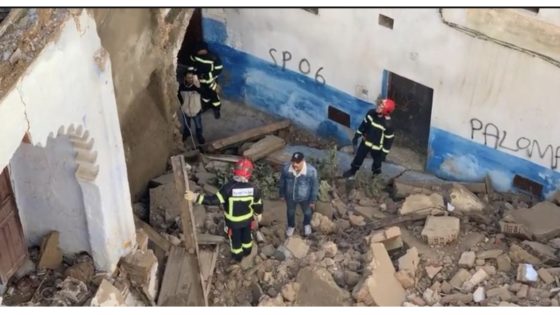 انهيار منزلين مهجورين بالمدينة العتيقة بتطوان دون تسجيل ضحايا