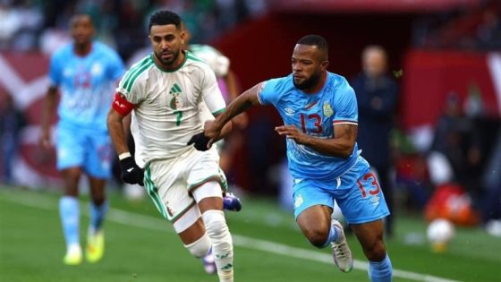 حكم مغربي بمباراة الجزائر ونيجيريا