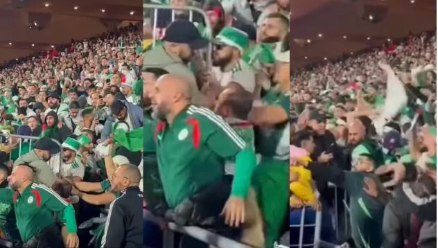 فوضى وشغب جماهير الجزائر بعد الإقصاء من الكان