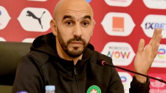 الركراكي: هدفنا التتويج باللقب ونيجيريا اختبار حاسم في نصف النهائي