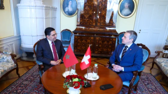 المغرب “بفضل توجيهات صاحب الجلالة الملك محمد السادس شريك رئيسي لسويسرا بالضفة الجنوبية للمتوسط وفي القارة الإفريقية”